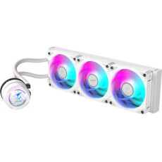 Gigabyte AORUS Waterforce II 360 Υδρόψυξη Επεξεργαστή Τριπλού Ανεμιστήρα 120mm για Socket AM4/AM5/1700/1200 με ARGB Φωτισμό Λευκή
