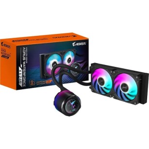 Gigabyte Aorus Waterforce X II 240 Υδρόψυξη Επεξεργαστή Διπλού Ανεμιστήρα 120mm για Socket AM4/AM5/1700/1200/115x με ARGB Φωτισμό