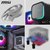 MSI MAG Coreliquid A13 360 Υδρόψυξη Επεξεργαστή Τριπλού Ανεμιστήρα 120mm για Socket AM4/AM5/1700 με ARGB Φωτισμό Λευκή