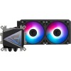 MSI MAG CoreLiquid Υδρόψυξη Επεξεργαστή Διπλού Ανεμιστήρα 120mm για Socket AM4/AM5/1700/1200/115x με ARGB Φωτισμό