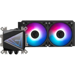 MSI MAG CoreLiquid Υδρόψυξη Επεξεργαστή Διπλού Ανεμιστήρα 120mm για Socket AM4/AM5/1700/1200/115x με ARGB Φωτισμό