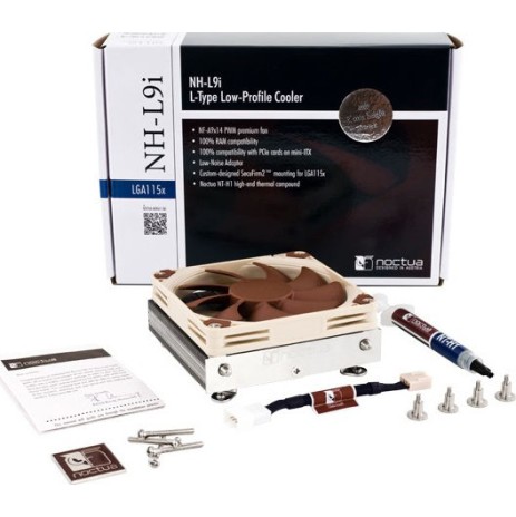 Noctua NH-L9i Ψύκτρα Επεξεργαστή Low Profile για Socket 115x Καφέ