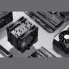 Noctua NH-U12A chromax.black Ψύκτρα Επεξεργαστή Διπλού Ανεμιστήρα για Socket AM4/AM5/1200/115x/1700