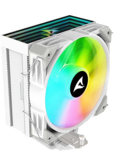 Sharkoon A40 RGB Ψύκτρα Επεξεργαστή για Socket AM4/AM5/1200/115x/1700 Λευκή