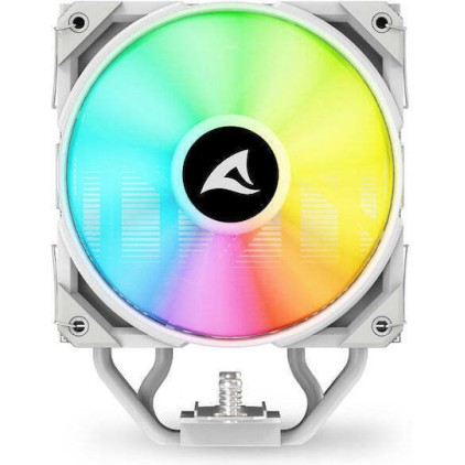Sharkoon A40 RGB Ψύκτρα Επεξεργαστή για Socket AM4/AM5/1200/115x/1700 Λευκή