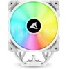 Sharkoon A50 Ψύκτρα Επεξεργαστή για Socket AM4/AM5/1200/115x/1700 με RGB Φωτισμό Λευκή