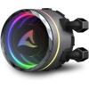 Sharkoon S80 RGB Υδρόψυξη Επεξεργαστή Διπλού Ανεμιστήρα 120mm για Socket AM4/AM5/1700/1200/115x