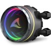 Sharkoon S90 RGB Υδρόψυξη Επεξεργαστή Τριπλού Ανεμιστήρα 120mm για Socket AM4/AM5/1700/1200