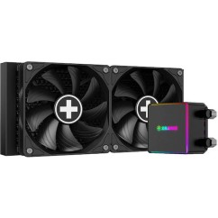 Xilence LiQuRizer LQ240PRO Υδρόψυξη Επεξεργαστή Διπλού Ανεμιστήρα 120mm για Socket AM4/AM5/1700/1200/115x με ARGB Φωτισμό