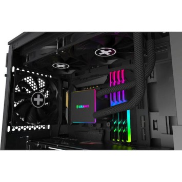 Xilence LiQuRizer LQ240PRO Υδρόψυξη Επεξεργαστή Διπλού Ανεμιστήρα 120mm για Socket AM4/AM5/1700/1200/115x με ARGB Φωτισμό