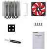Xilence I404T Ψύκτρα Επεξεργαστή για Socket 1200/115x Κόκκινη