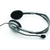 Logitech H110 On Ear Multimedia Ακουστικά με μικροφωνο και σύνδεση 3.5mm Jack σε Γκρι χρώμα
