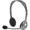 Logitech H110 On Ear Multimedia Ακουστικά με μικροφωνο και σύνδεση 3.5mm Jack σε Γκρι χρώμα