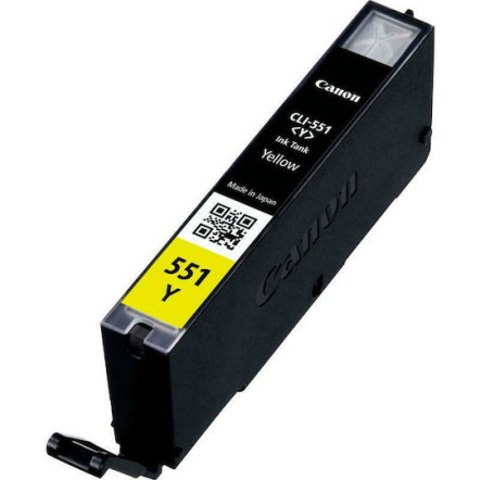 Canon CLI-551 Γνήσιο Μελάνι Εκτυπωτή InkJet Κίτρινο (6511B001)