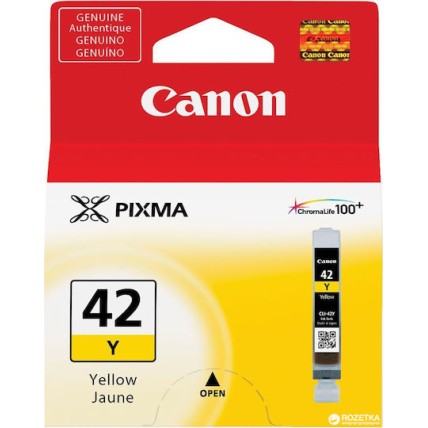 Canon CLI-42 Γνήσιο Μελάνι Εκτυπωτή InkJet Κίτρινο (6387B001)