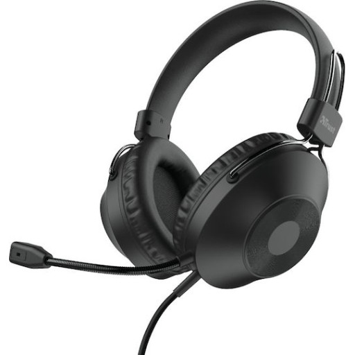 Trust HS-250 Over Ear Multimedia Ακουστικά με μικροφωνο και σύνδεση USB-A