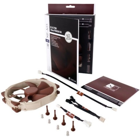 Noctua NF-A15 Case Fan 140mm με Σύνδεση 4-Pin PWM Καφέ