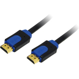 LogiLink HDMI 1.4 Cable HDMI male - HDMI male 1m Μαύρο