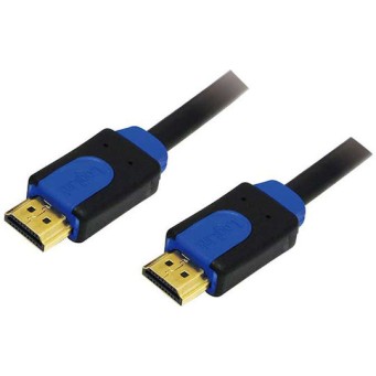 LogiLink HDMI 1.4 Cable HDMI male - HDMI male 5m Μπλε
