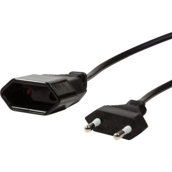 LogiLink Euro - Euro Cable 2m Μαύρο (CP123)