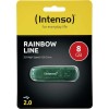 Intenso Rainbow Line 8GB USB 2.0 Stick Πράσινο
