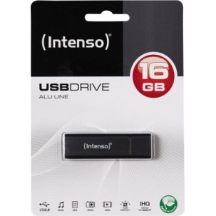 Intenso Alu Line 16GB USB 2.0 Stick Γκρι
