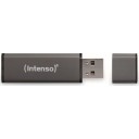 Intenso Alu Line 32GB USB 2.0 Stick Γκρι