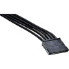 Be Quiet 15-Pin SATA III - 15-Pin SATA III Cable 30cm Μαύρο (BC020)
