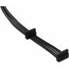 Be Quiet CS-3420 7-Pin SATA III - 2x 7-Pin SATA III Angle (90°) Cable 0.4m Μαύρο (BC021)