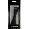 Be Quiet CS-3420 7-Pin SATA III - 2x 7-Pin SATA III Angle (90°) Cable 0.4m Μαύρο (BC021)