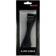 Be Quiet CS-3420 7-Pin SATA III - 2x 7-Pin SATA III Angle (90°) Cable 0.4m Μαύρο (BC021)