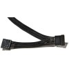 Be Quiet CS-3420 7-Pin SATA III - 2x 7-Pin SATA III Angle (90°) Cable 0.4m Μαύρο (BC021)