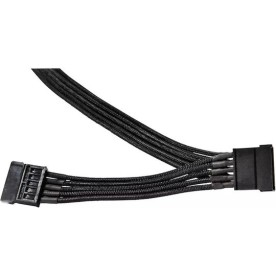 Be Quiet CS-3420 7-Pin SATA III - 2x 7-Pin SATA III Angle (90°) Cable 0.4m Μαύρο (BC021)
