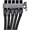 Be Quiet CS-3440 7-Pin SATA III - 3x 7-Pin SATA III Angle (90°) Cable 0.42m Μαύρο (BC022)