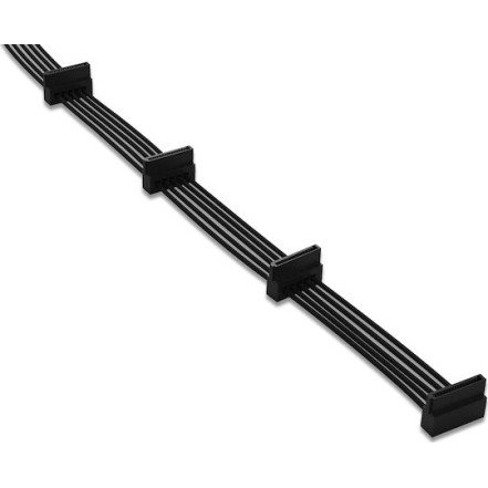 Be Quiet CS-3640 7-Pin SATA III - 4x 7-Pin SATA III Angle (90°) Cable 0.6m (BC023)