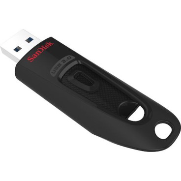 Sandisk Ultra 64GB USB 3.0 Stick Μαύρο