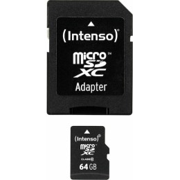 Intenso microSDXC 64GB Class 10 High Speed με αντάπτορα