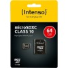 Intenso microSDXC 64GB Class 10 High Speed με αντάπτορα
