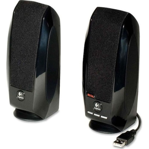 Logitech S150 Ηχεία Υπολογιστή 2.0 με Ισχύ 1.2W σε Μαύρο Χρώμα