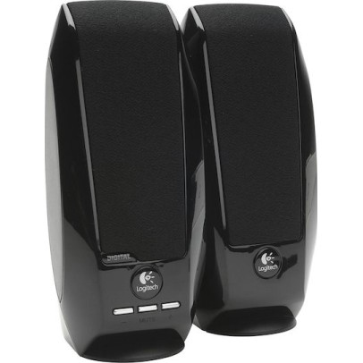 Logitech S150 Ηχεία Υπολογιστή 2.0 με Ισχύ 1.2W σε Μαύρο Χρώμα