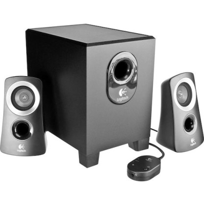 Logitech Z313 Ηχεία Υπολογιστή 2.1 με Ισχύ 25W σε Μαύρο Χρώμα