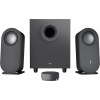 Logitech Z407 Ασύρματα Ηχεία Υπολογιστή 2.1 με Bluetooth και Ισχύ 40W σε Μαύρο Χρώμα