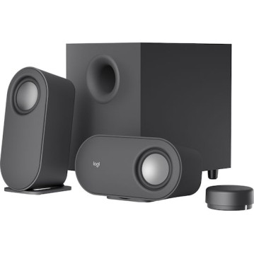 Logitech Z407 Ασύρματα Ηχεία Υπολογιστή 2.1 με Bluetooth και Ισχύ 40W σε Μαύρο Χρώμα