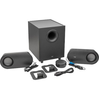 Logitech Z407 Ασύρματα Ηχεία Υπολογιστή 2.1 με Bluetooth και Ισχύ 40W σε Μαύρο Χρώμα