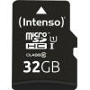 Intenso microSDHC 32GB Class 10 U1 UHS-I με αντάπτορα
