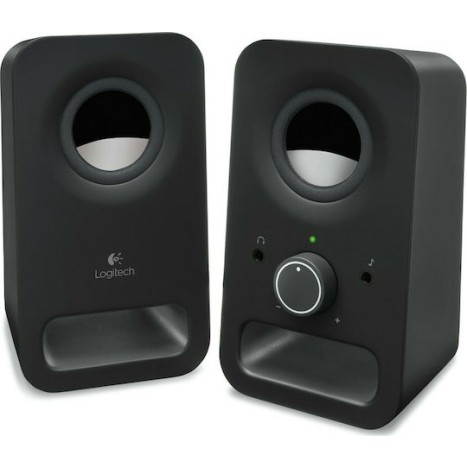 Logitech Z150 Ηχεία Υπολογιστή 2.0 με Ισχύ 3W σε Μαύρο Χρώμα