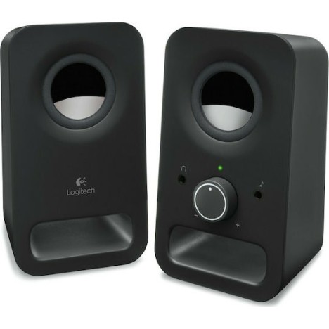 Logitech Z150 Ηχεία Υπολογιστή 2.0 με Ισχύ 3W σε Μαύρο Χρώμα