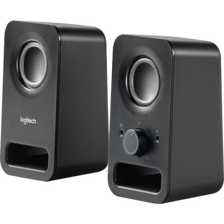 Logitech Z150 Ηχεία Υπολογιστή 2.0 με Ισχύ 3W σε Μαύρο Χρώμα