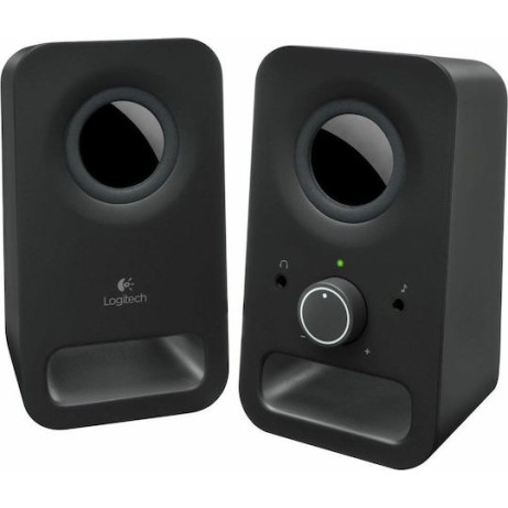 Logitech Z150 Ηχεία Υπολογιστή 2.0 με Ισχύ 3W σε Μαύρο Χρώμα