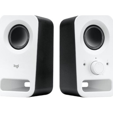 Logitech Z150 Ηχεία Υπολογιστή 2.0 με Ισχύ 3W σε Λευκό Χρώμα